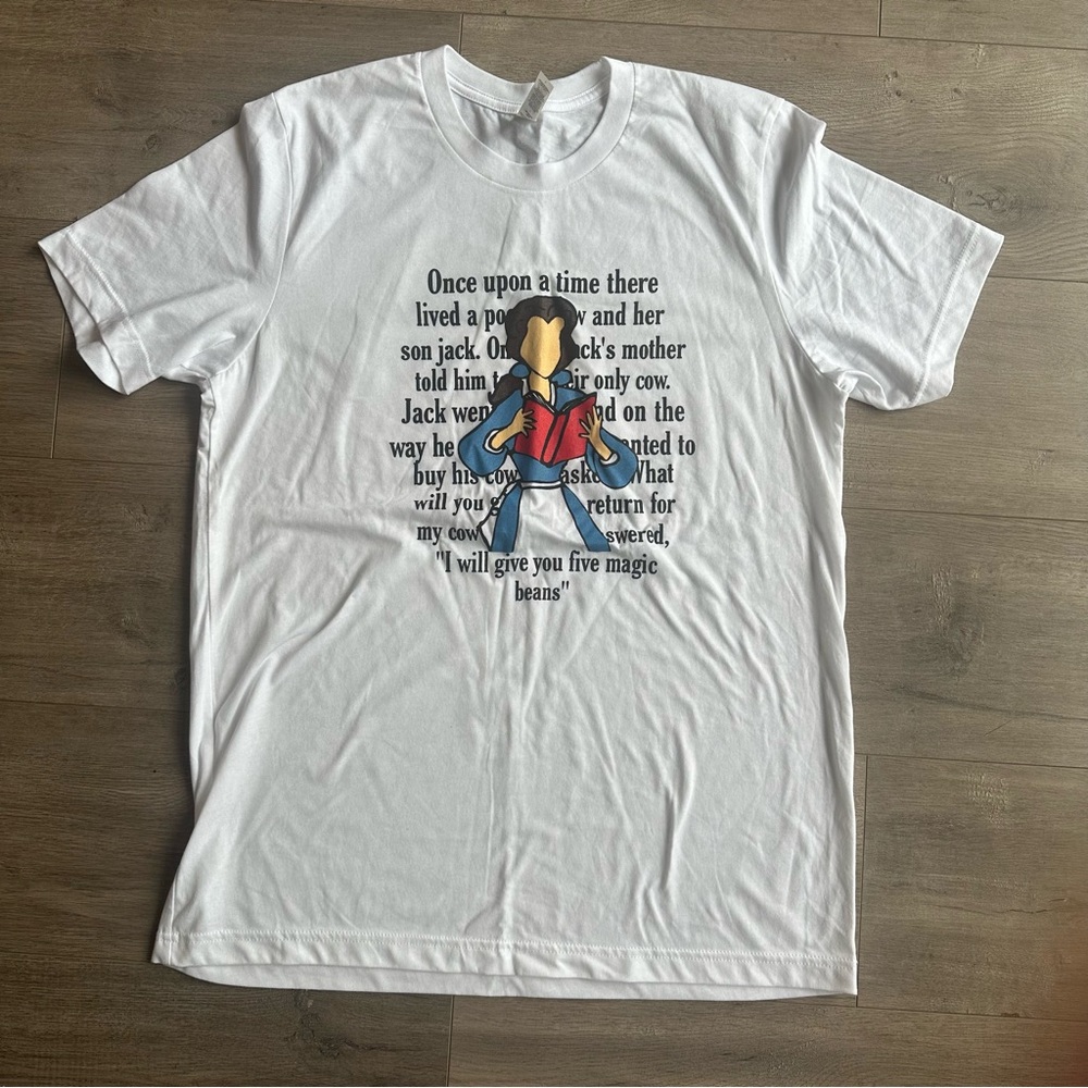 Beauty and The Beast Belle inspired t-shirt - size large